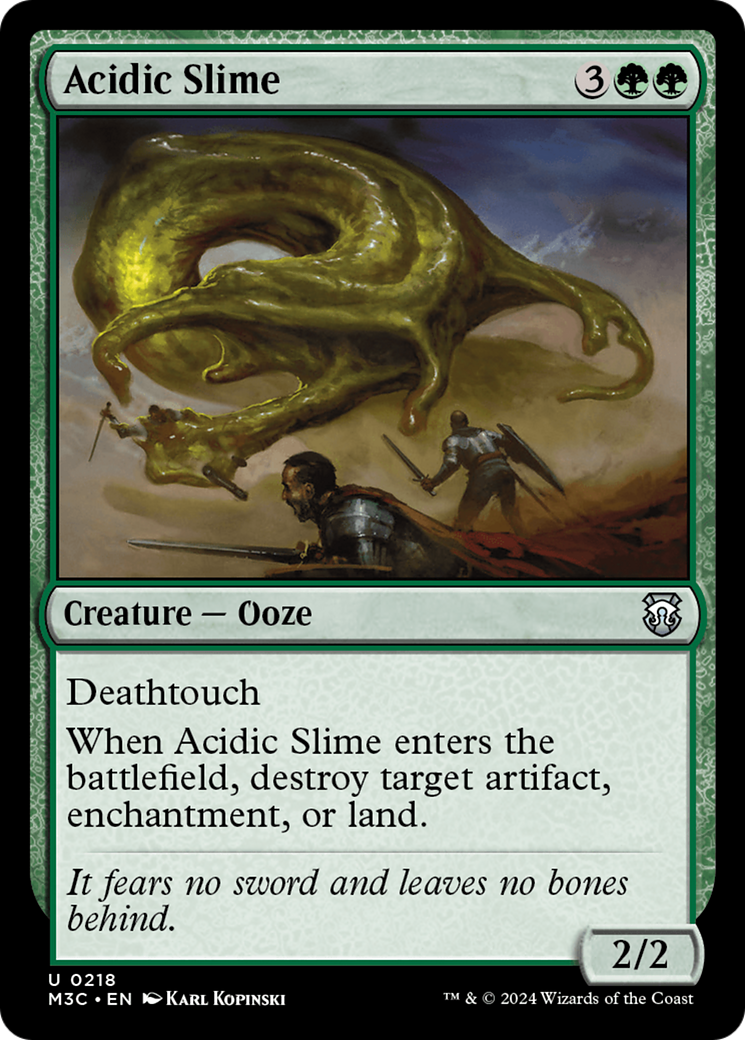 Acidic Slime (Ripple Foil) [Modern Horizons 3 Commander] | Devastation Store