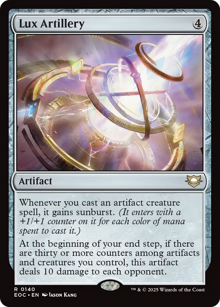 Lux Artillery [Edge of Eternities Commander] | Devastation Store