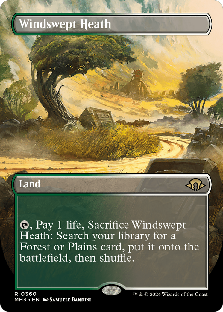 Windswept Heath (Borderless) [Modern Horizons 3] | Devastation Store