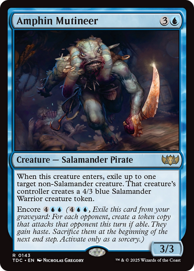 Amphin Mutineer [Tarkir: Dragonstorm Commander] | Devastation Store