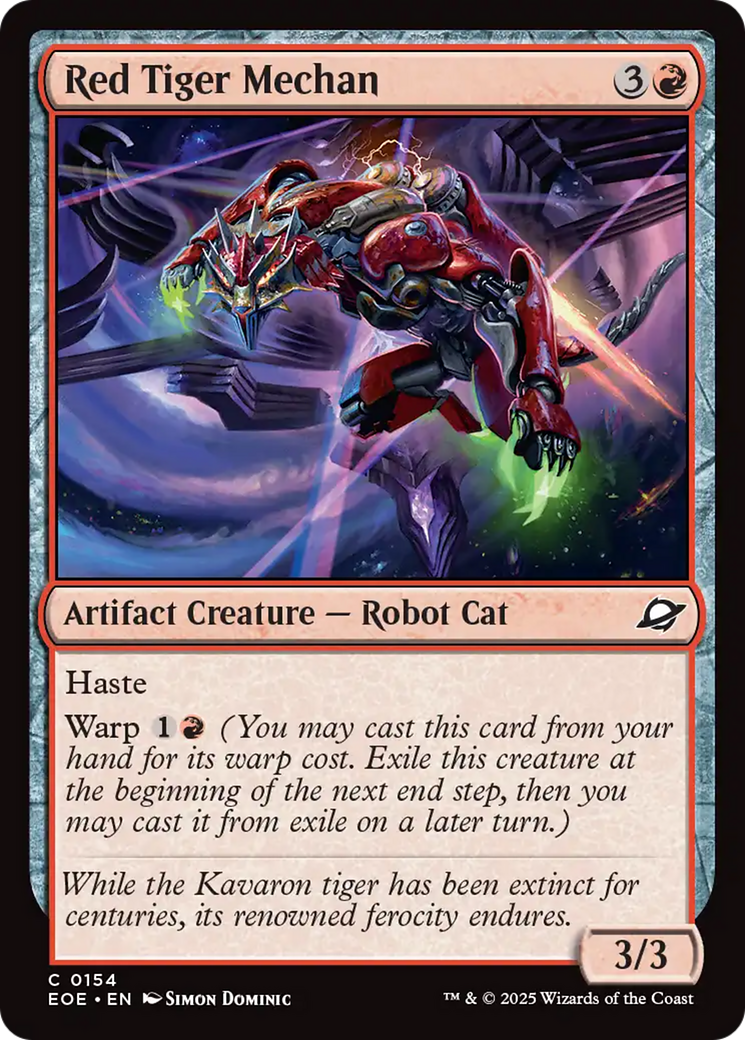 Red Tiger Mechan [Edge of Eternities] | Devastation Store