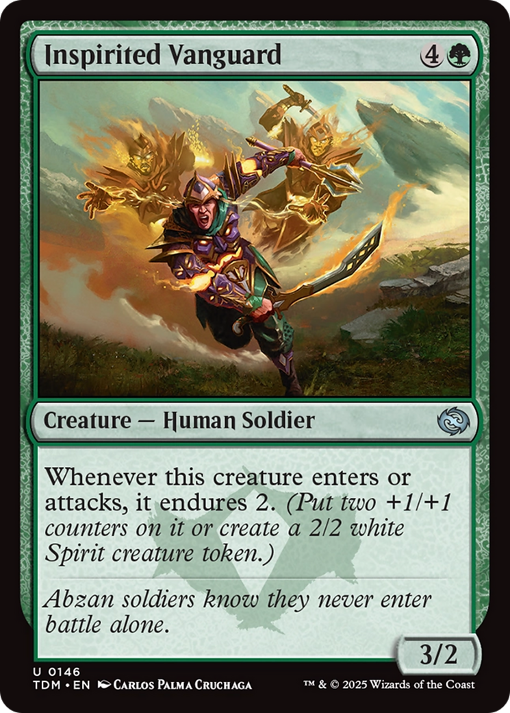 Inspirited Vanguard [Tarkir: Dragonstorm] | Devastation Store