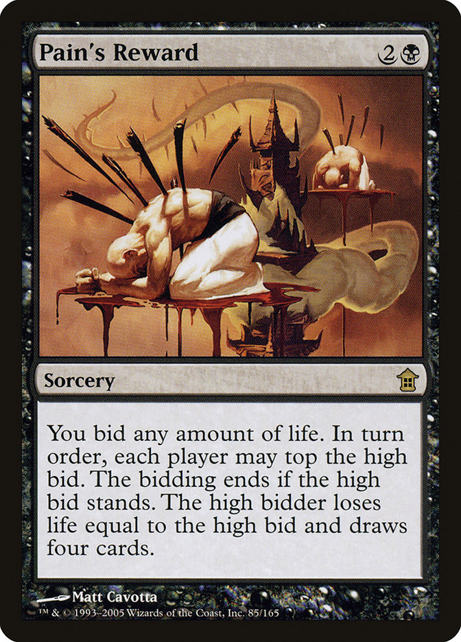 Pain's Reward [Saviors of Kamigawa] | Devastation Store