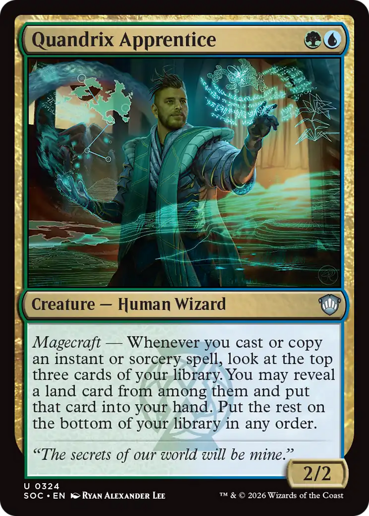 Quandrix Apprentice [Secrets of Strixhaven Commander] | Devastation Store