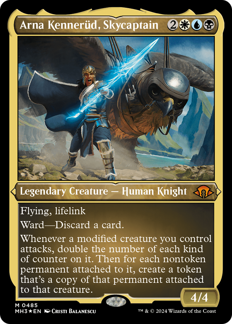 Arna Kennerud, Skycaptain (Foil Etched) [Modern Horizons 3] | Devastation Store