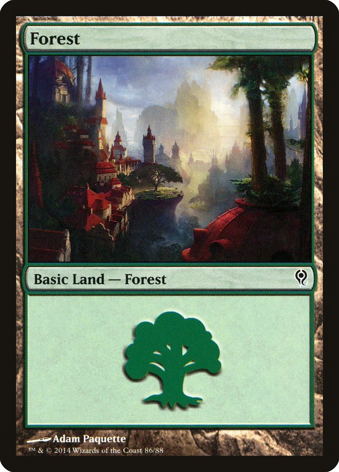 Forest (86) [Duel Decks: Jace vs. Vraska] | Devastation Store