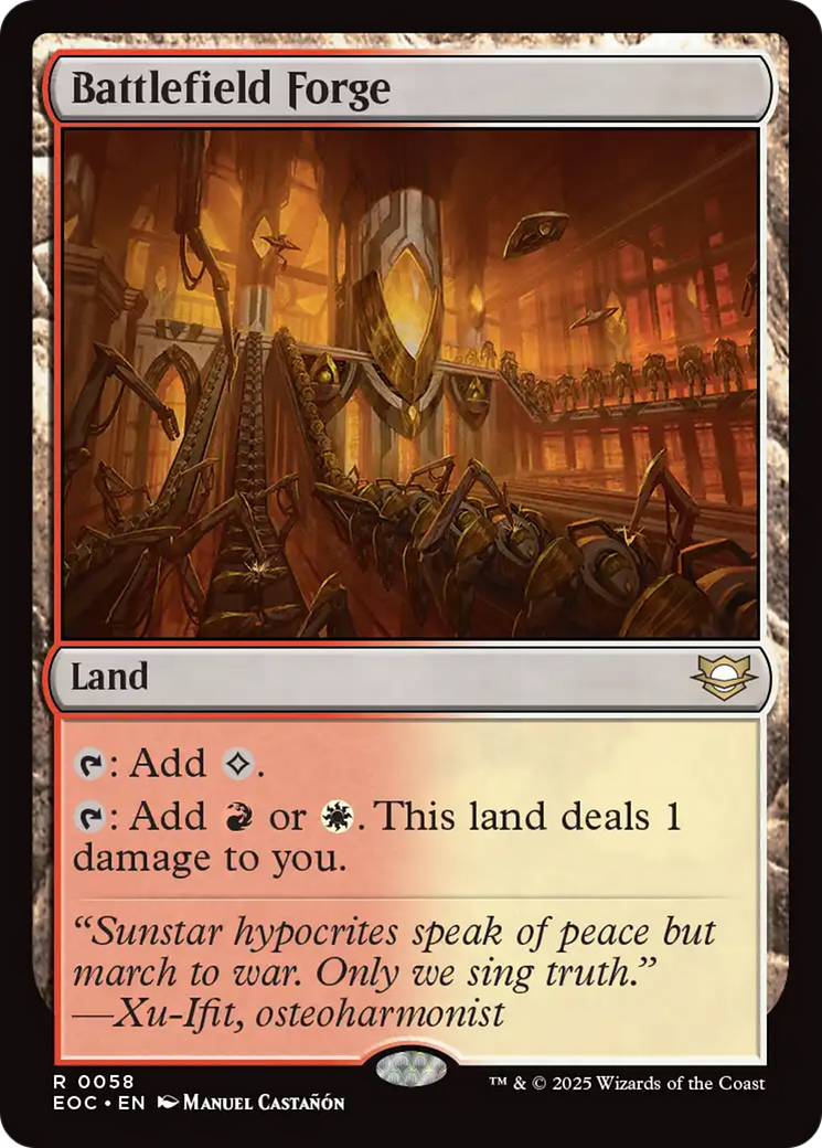 Battlefield Forge [Edge of Eternities Commander] | Devastation Store