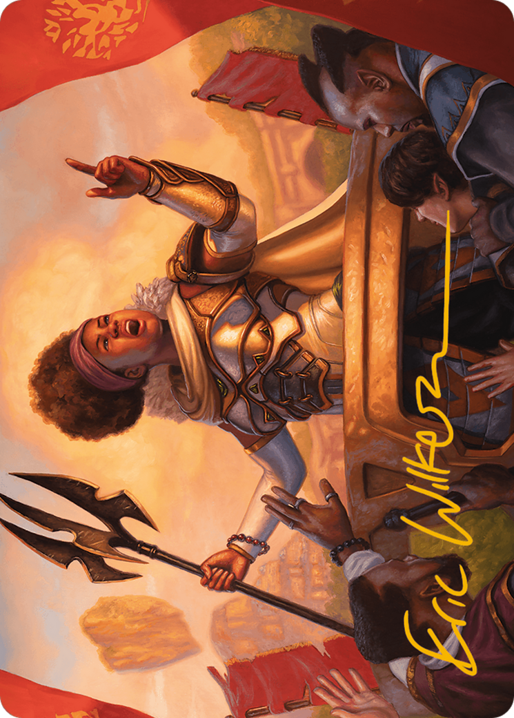 Recruiter of the Guard Art Card (Gold-Stamped Signature) [Modern Horizons 3 Art Series] | Devastation Store