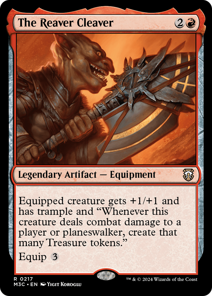 The Reaver Cleaver (Ripple Foil) [Modern Horizons 3 Commander] | Devastation Store