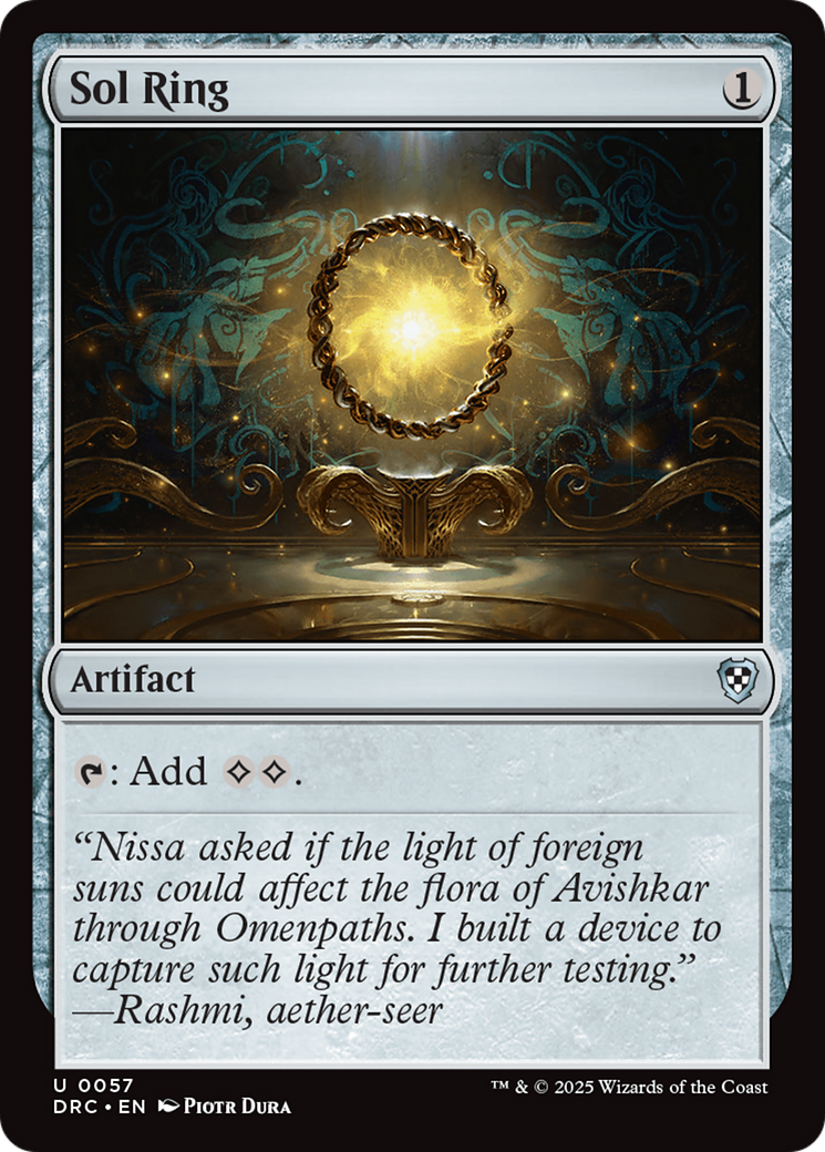 Sol Ring (0057) [Aetherdrift Commander] | Devastation Store