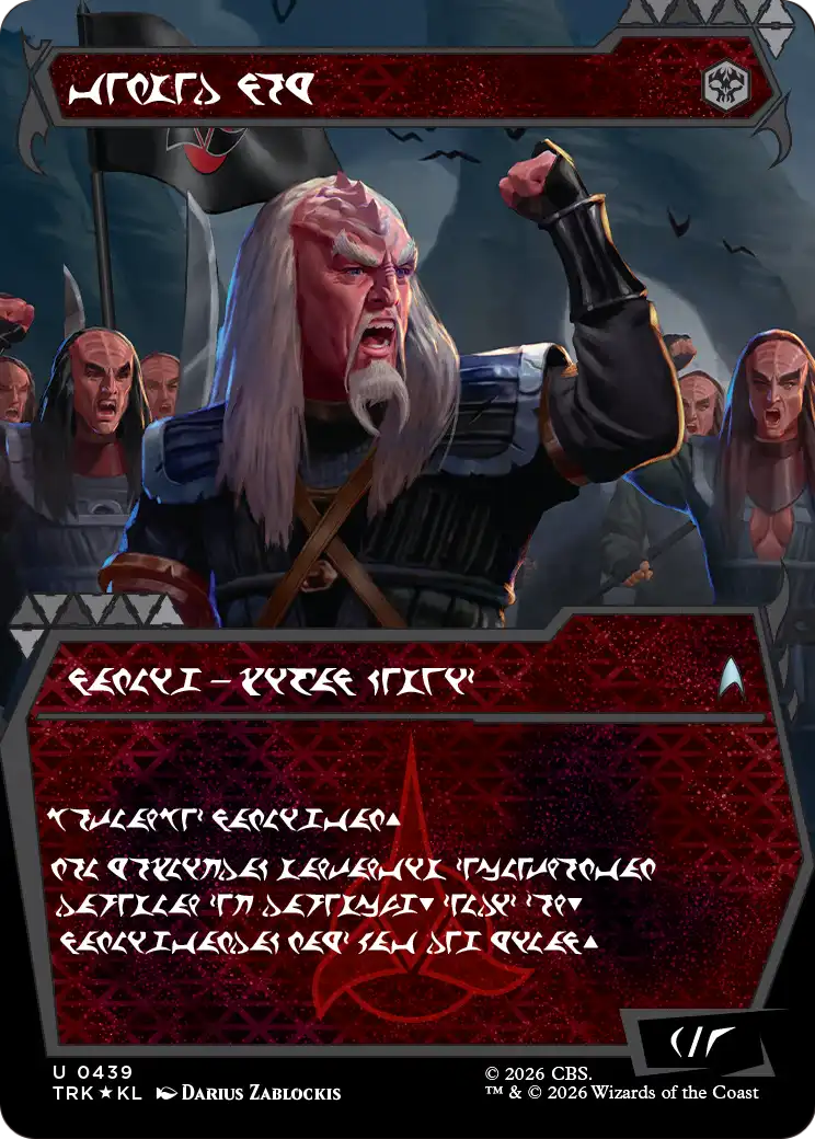 Storied Veteran (Showcase) (Klingon) [Star Trek] | Devastation Store