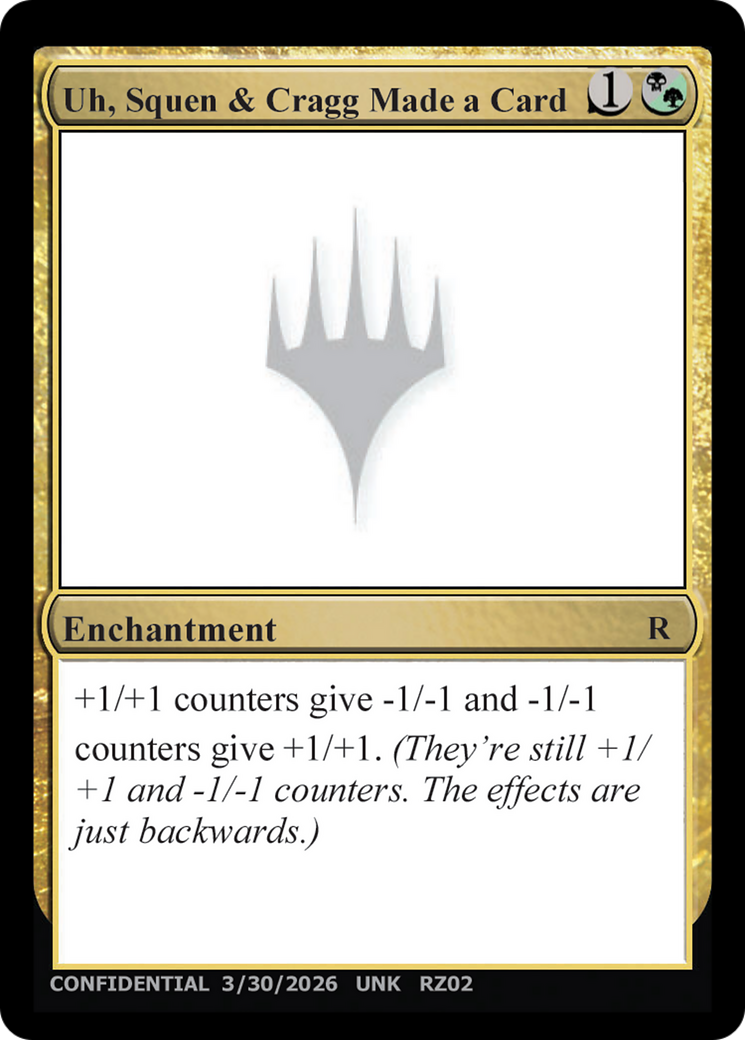Uh, Squen & Cragg Made a Card [Unknown Event] | Devastation Store