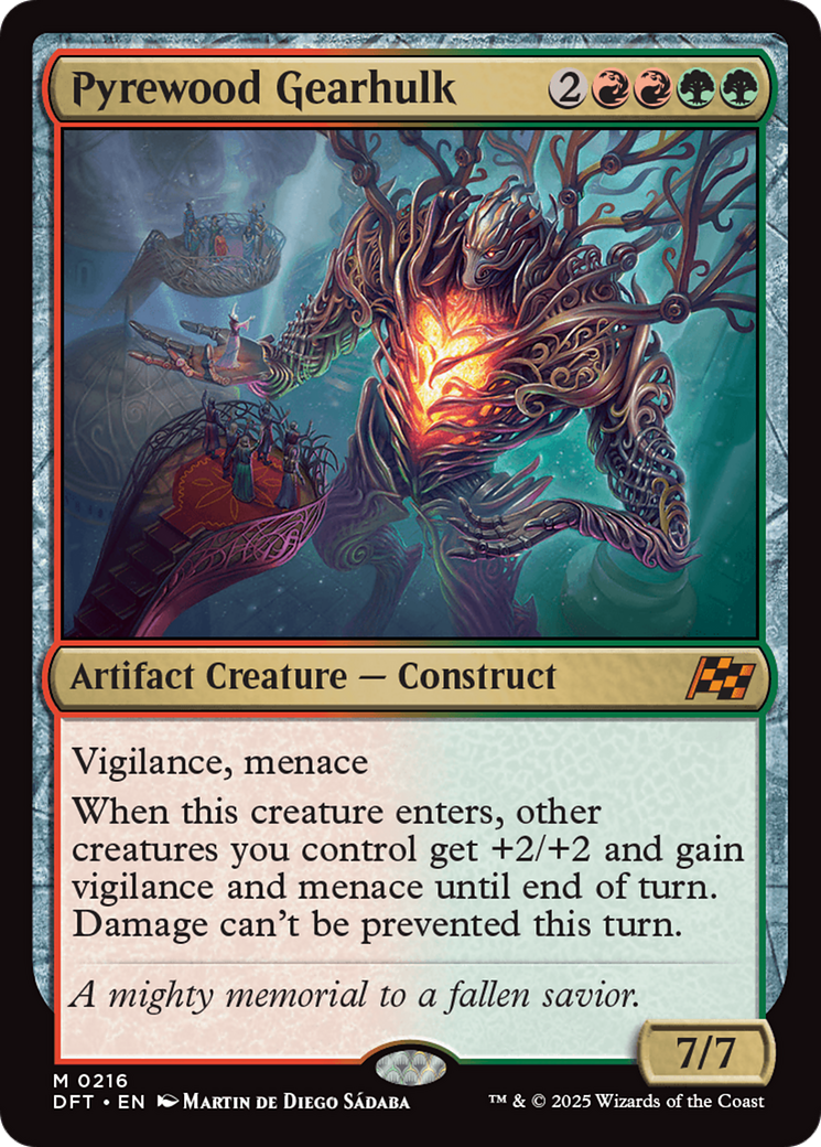 Pyrewood Gearhulk [Aetherdrift] | Devastation Store