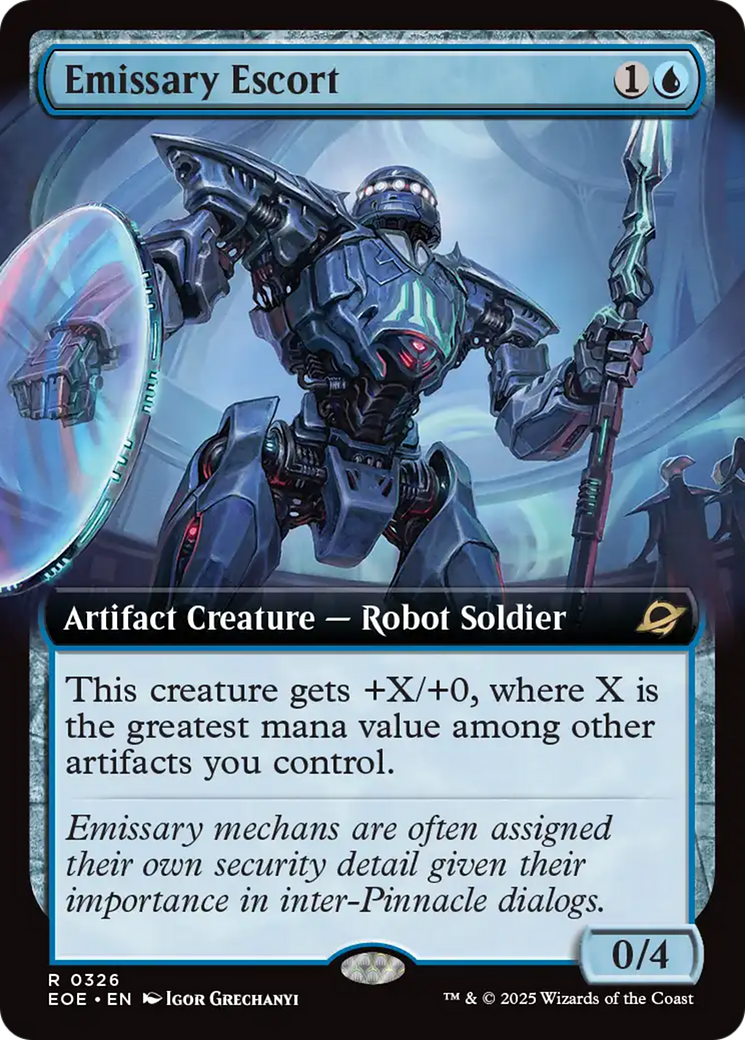 Emissary Escort (Extended Art) [Edge of Eternities] | Devastation Store