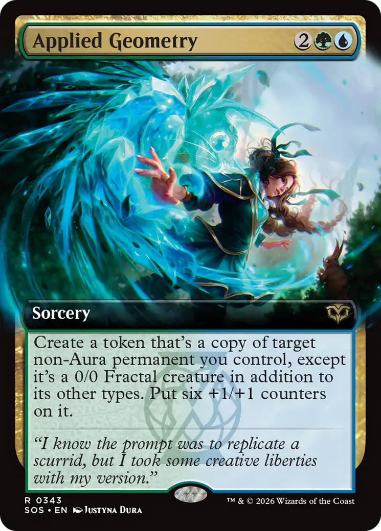 Applied Geometry (Extended Art) [Secrets of Strixhaven] | Devastation Store