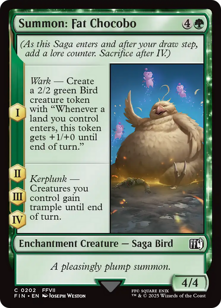 Summon: Fat Chocobo [FINAL FANTASY] | Devastation Store