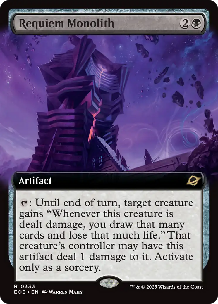 Requiem Monolith (Extended Art) [Edge of Eternities] | Devastation Store