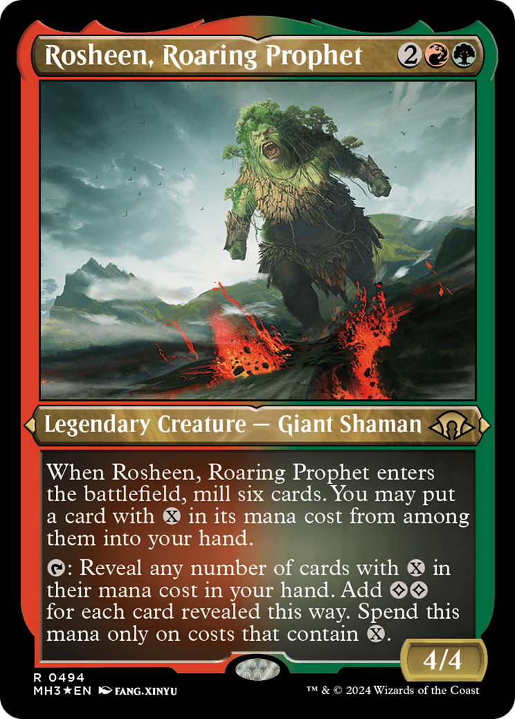 Rosheen, Roaring Prophet (Foil Etched) [Modern Horizons 3] | Devastation Store