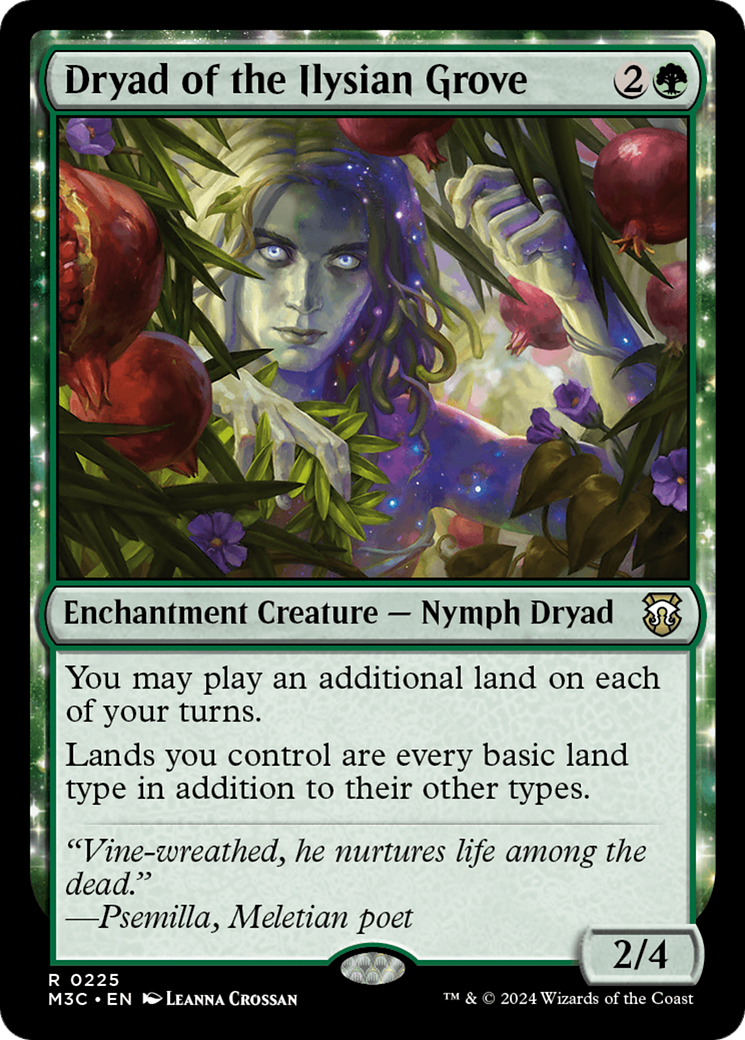 Dryad of the Ilysian Grove (Ripple Foil) [Modern Horizons 3 Commander] | Devastation Store