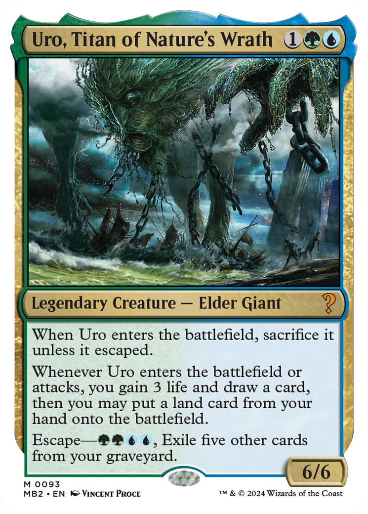 Uro, Titan of Nature's Wrath [Mystery Booster 2] | Devastation Store