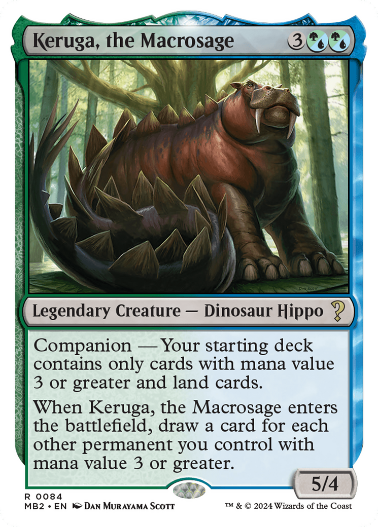 Keruga, the Macrosage (White Border) [Mystery Booster 2] | Devastation Store