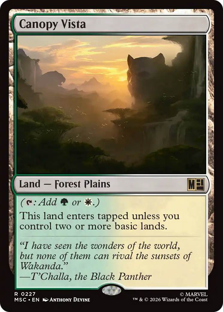 Canopy Vista [Marvel Super Heroes Commander] | Devastation Store