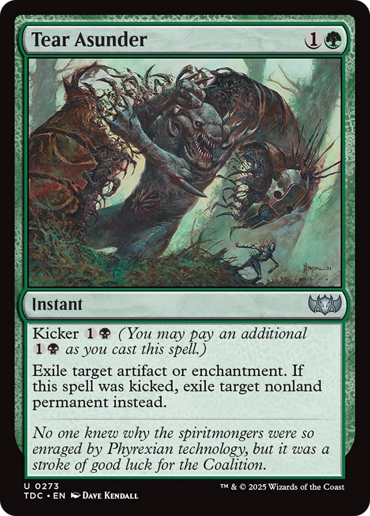 Tear Asunder [Tarkir: Dragonstorm Commander] | Devastation Store
