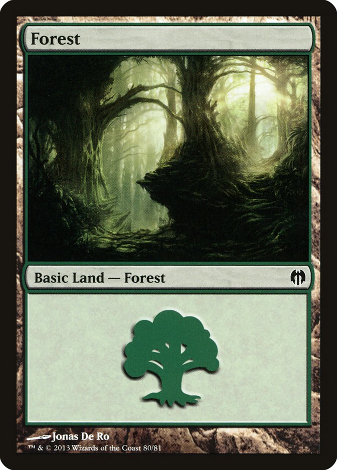 Forest (80) [Duel Decks: Heroes vs. Monsters] | Devastation Store