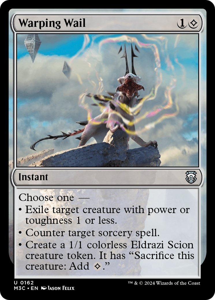 Warping Wail (Ripple Foil) [Modern Horizons 3 Commander] | Devastation Store