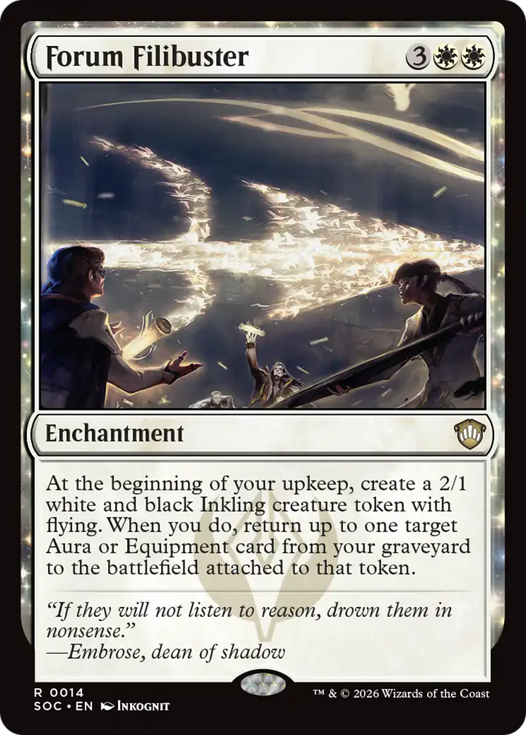 Forum Filibuster [Secrets of Strixhaven Commander] | Devastation Store