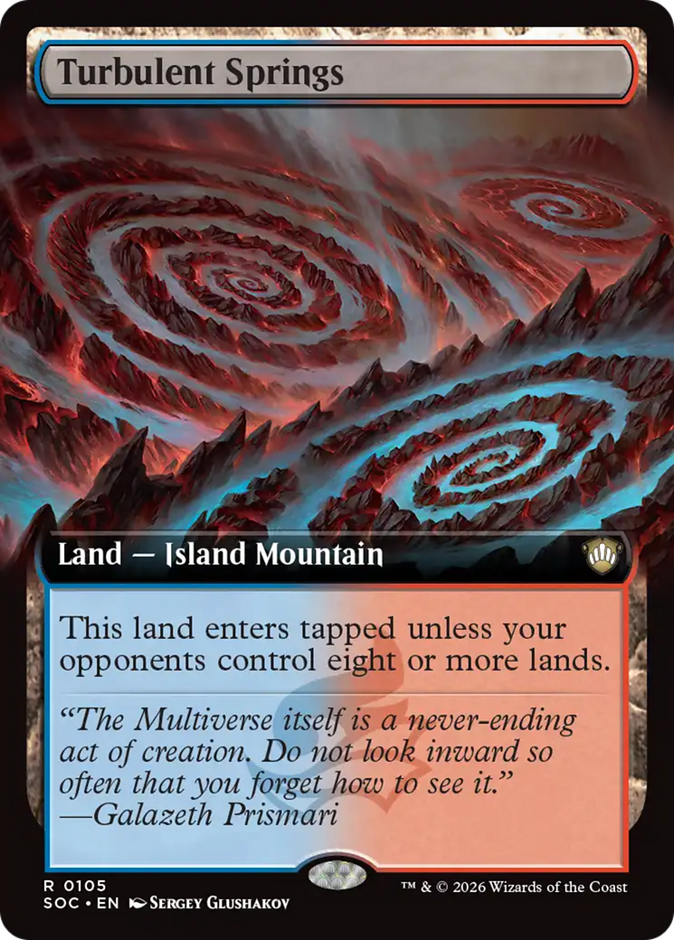 Turbulent Springs (Extended Art) [Secrets of Strixhaven Commander] | Devastation Store