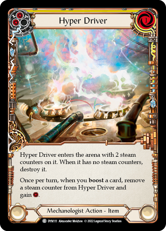Hyper Driver (Yellow) [DYN111] (Dynasty)  Cold Foil | Devastation Store