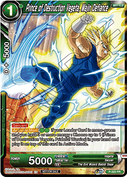 Prince of Destruction Vegeta, Majin Defiance (P-320) [Tournament Promotion Cards] | Devastation Store