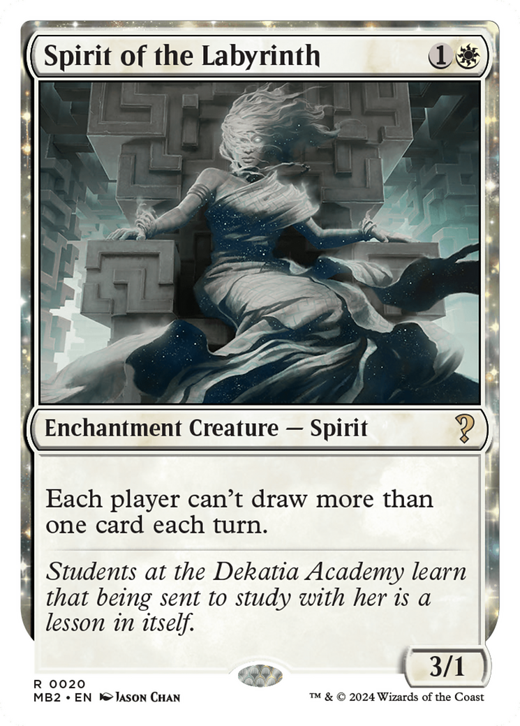 Spirit of the Labyrinth (White Border) [Mystery Booster 2] | Devastation Store