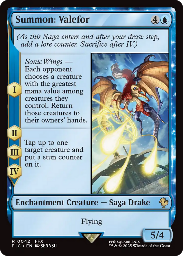 Summon: Valefor [FINAL FANTASY Commander] | Devastation Store