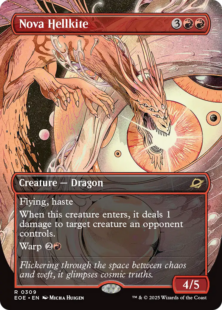Nova Hellkite (Borderless) [Edge of Eternities] | Devastation Store