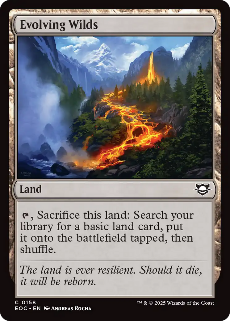 Evolving Wilds [Edge of Eternities Commander] | Devastation Store
