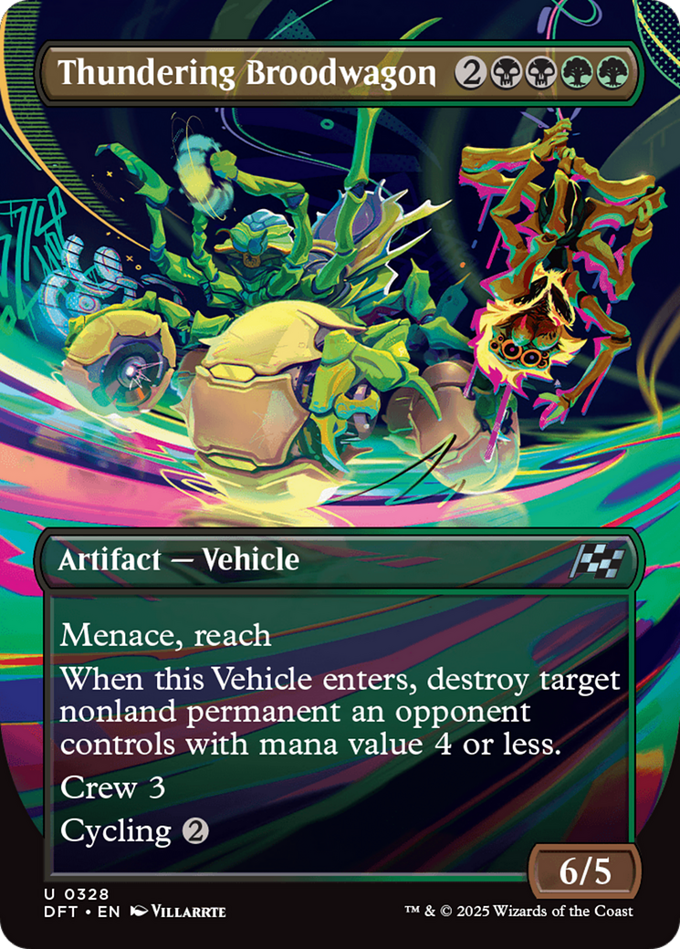 Thundering Broodwagon (Borderless) [Aetherdrift] | Devastation Store