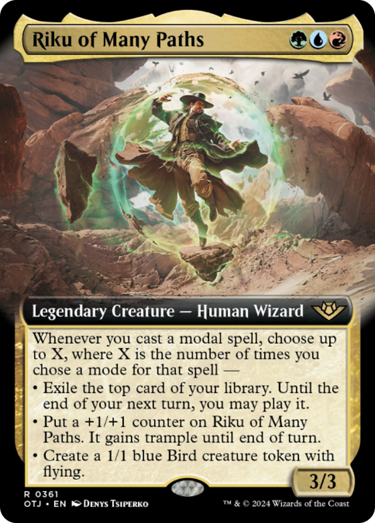 Riku of Many Paths (Extended Art) [Outlaws of Thunder Junction] | Devastation Store