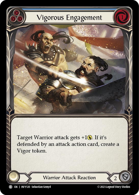Vigorous Engagement (Blue) [HVY120] (Heavy Hitters) | Devastation Store