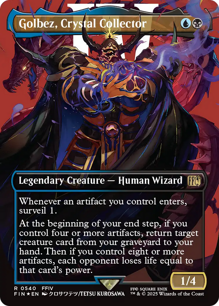 Golbez, Crystal Collector (Borderless) (Surge Foil) [FINAL FANTASY] | Devastation Store