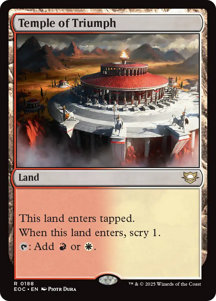 Temple of Triumph [Edge of Eternities Commander] | Devastation Store
