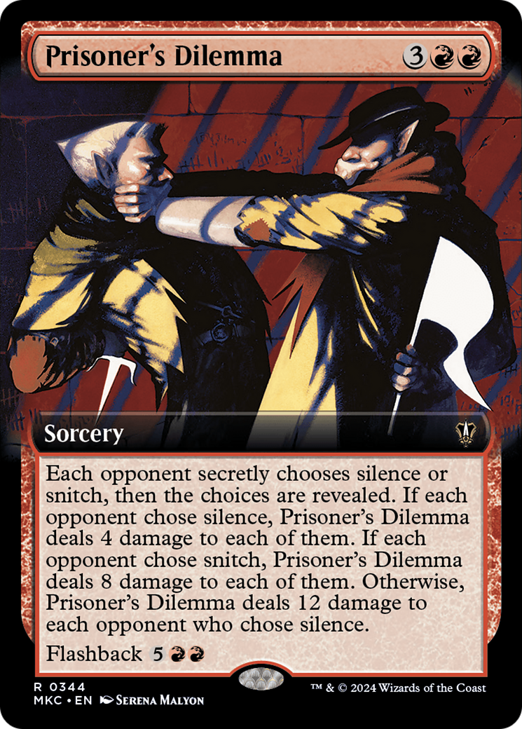 Prisoner's Dilemma (Extended Art) [Murders at Karlov Manor Commander] | Devastation Store