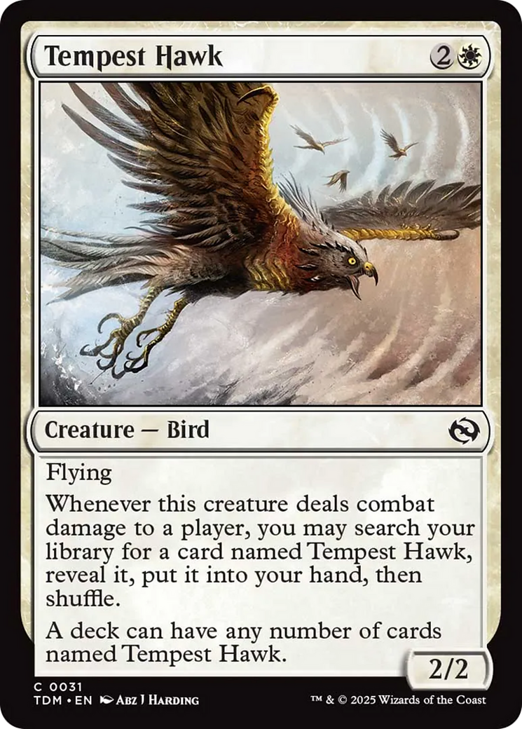 Tempest Hawk [Tarkir: Dragonstorm] | Devastation Store