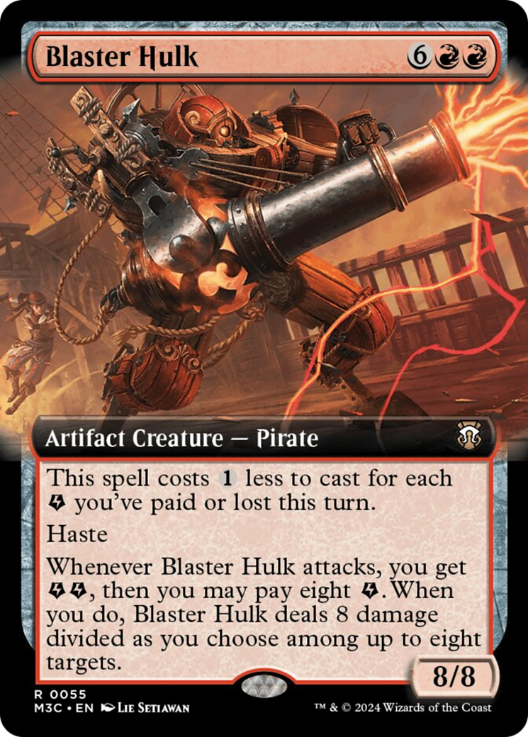 Blaster Hulk (Extended Art) [Modern Horizons 3 Commander] | Devastation Store