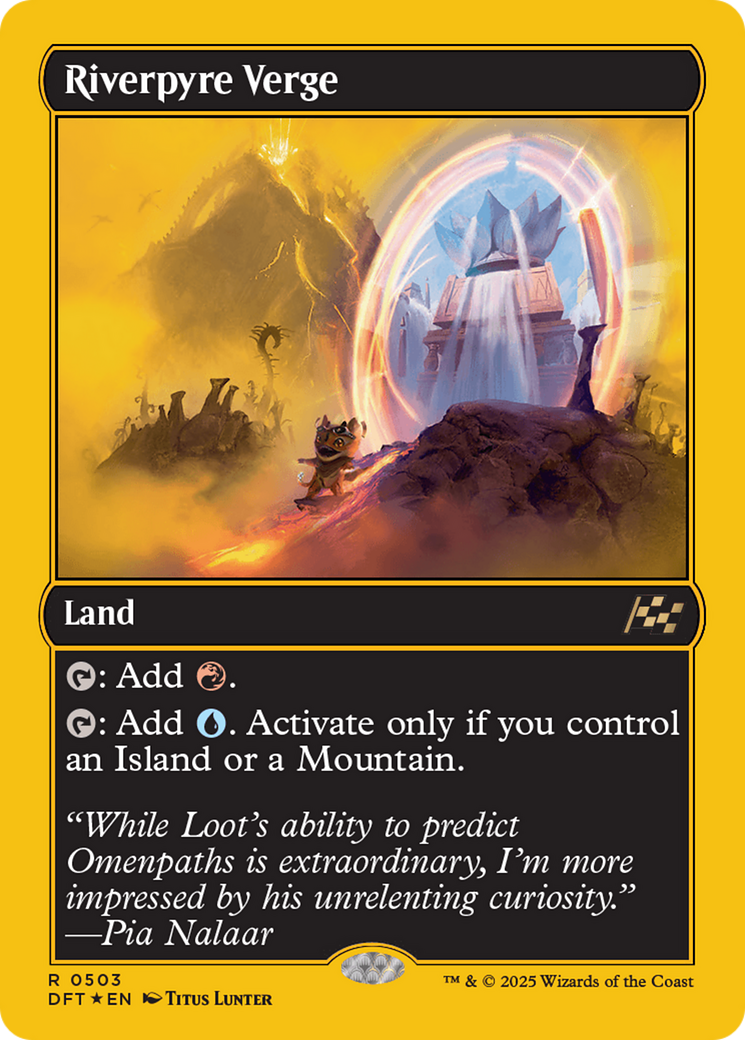 Riverpyre Verge (First-Place Foil) [Aetherdrift] | Devastation Store
