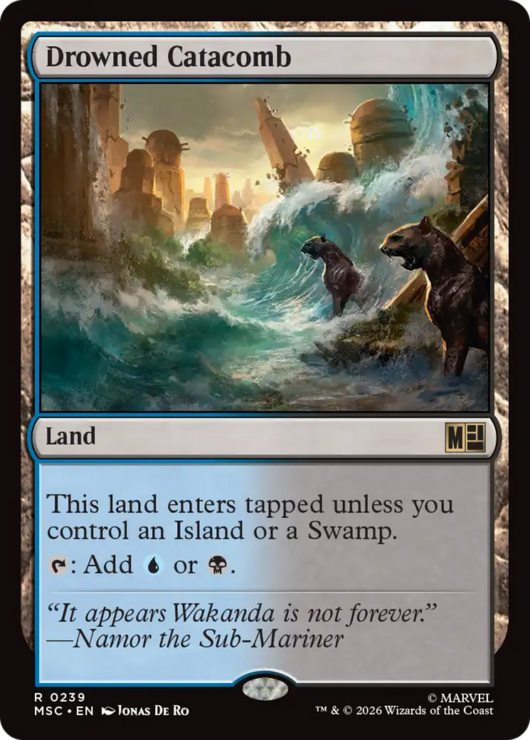 Drowned Catacomb (Surge Foil) [Marvel Super Heroes Commander] | Devastation Store