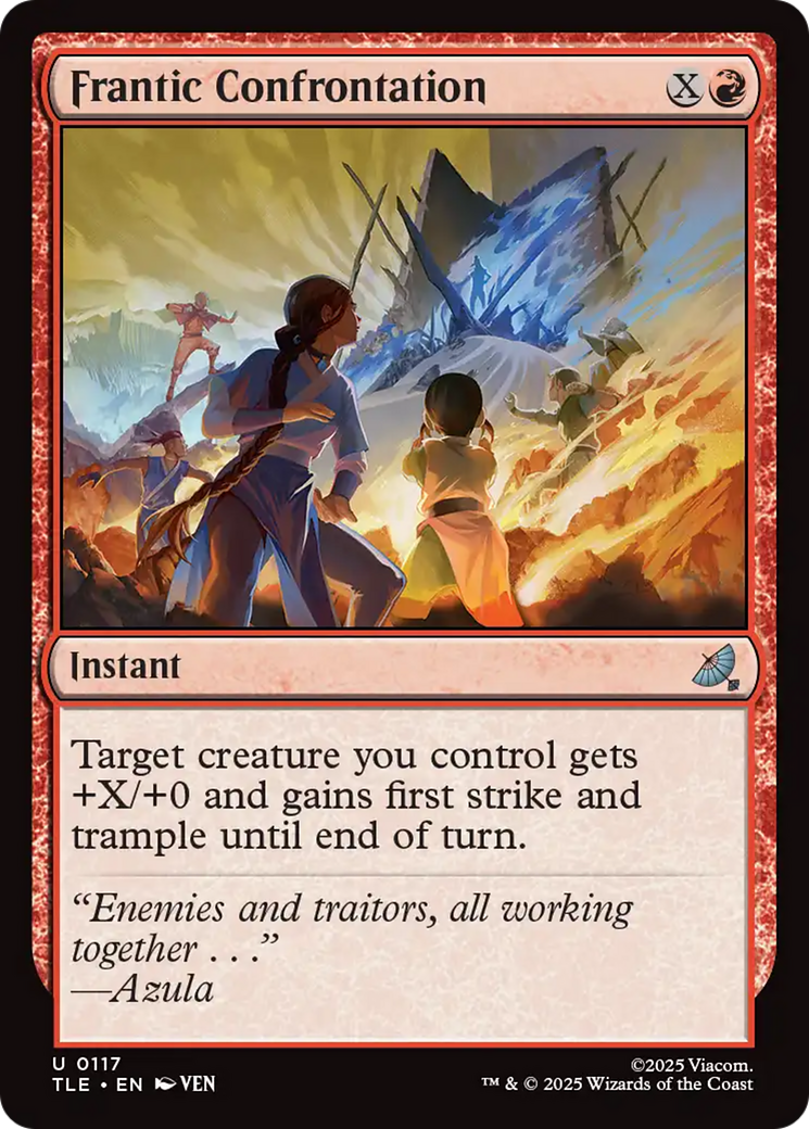 Frantic Confrontation [Avatar: The Last Airbender: Eternal-Legal] | Devastation Store
