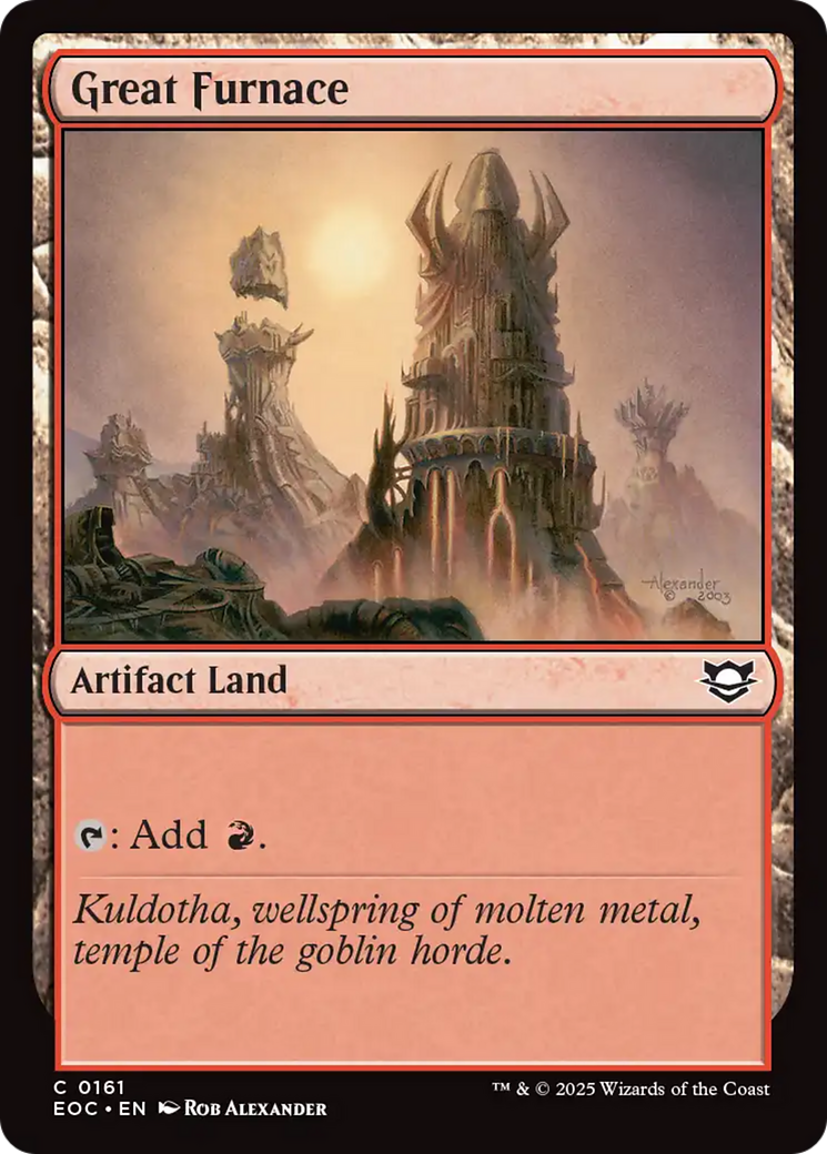 Great Furnace [Edge of Eternities Commander] | Devastation Store