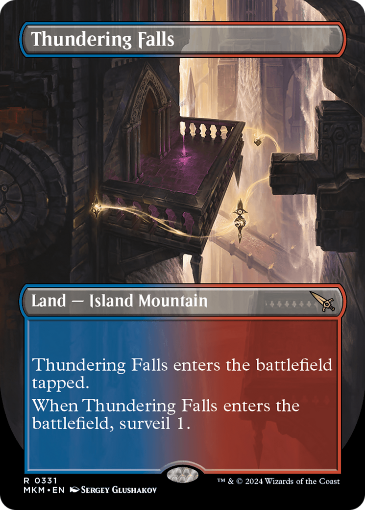 Thundering Falls (Borderless) [Murders at Karlov Manor] | Devastation Store